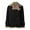 Black, variant on QATAINLAV Moto Biker Jackets for Women Fashion Faux Suede Leather Coats Casual Slant Zip Long Sleeve Sherpa Lined Jacket with Pockets Holiday Sales Black XXL