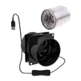 thumbnail image 1 of Advancent El ventilador extractor de humos absorbe los olores y el humo con facilidad para el garaje del baño del hogar Accesorios para electrodomésticos ventilador+3m, 1 of 6