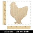 thumbnail image 2 of Barred Plymouth Rock Chicken Wood Shape Unfinished Piece Cutout Craft DIY Projects - 4.70 Inch Size - 1/4 Inch Thick, 2 of 7