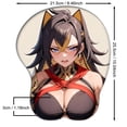 thumbnail image 2 of Ergonomic 3D Anime Girl Mouse Pad With Wrist Support - High-Quality Silicone, Comfortable Design For Relax & Office Use - Perfect Gift Idea, 2 of 5
