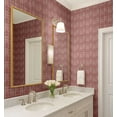 thumbnail image 3 of S4Sassy Mosaic Tile Pattern Wallpaper - Pink Wall Covering, 25" X 120" Self-Adhesive Plain Vinyl Wall Paper, Walls Wrap, Modern Minimalist Wallpaper For Office, Bedroom, Workspaces, 3 of 8