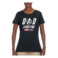 thumbnail image 2 of Wild Bobby, Dad I Love You 3000 Endgame Superhero Gift Idea, Father's Day, Women Graphic Tee, Black, Small, 2 of 4