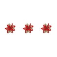 thumbnail image 2 of Cateissary Flor de Navidad Decoración artificial Cabezas de flores Adornos de árbol de Navidad Type4 NO4, 2 of 6