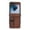 Brown, variant on Designed for Samsung Galaxy Z Flip 7 Case, Luxury PU Leather Ring Bracket Plating Frame Shockproof Protective Slim Fit Thin Durable Phone Case Cover for Samsung Galaxy Z Flip 7 - Brown