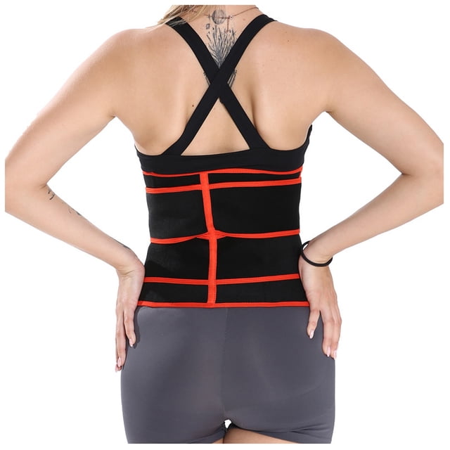 Corset Tunique de Sport à Deux Ceintures avec Fermeture Éclair