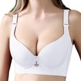 thumbnail image 2 of PEASKJP Soutien-Gorge Facile à Enfiler pour Femmes Coton Extensible Confort Extrême, Blanc 46, 2 of 4