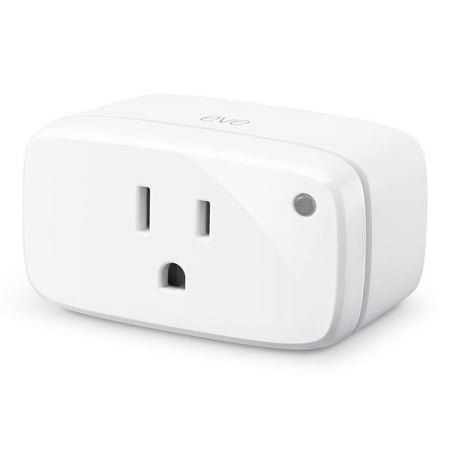 Eve - Smart Plug and Power Meter with built-in Schedules, Apple HomeKit, Bluetooth and Thread - White