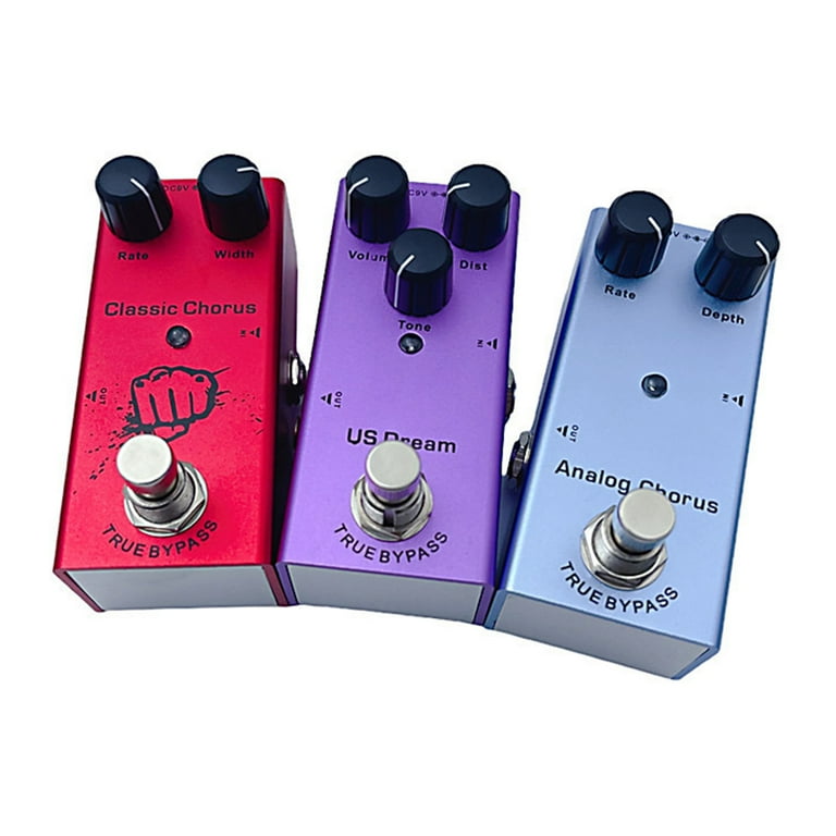 Likegreen Electric Guitar Effect Pedal Professional Mini Portable  distortion delay choral vibrato sound simulator - Walmart.com