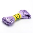thumbnail image 1 of 20m 2.5mm Mix Color Nylon  Black Rattail Satin Chinese Knotting Silk Macrame Cord Beading Braided Shamballa String Thread HK198, 1 of 10