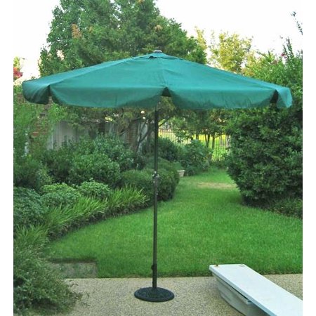 Steel Rib 8 Foot Patio Umbrella Beige Walmart Com