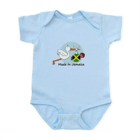 

CafePress - Stork Baby Jamaica Infant Bodysuit - Baby Light Bodysuit Size Newborn - 24 Months