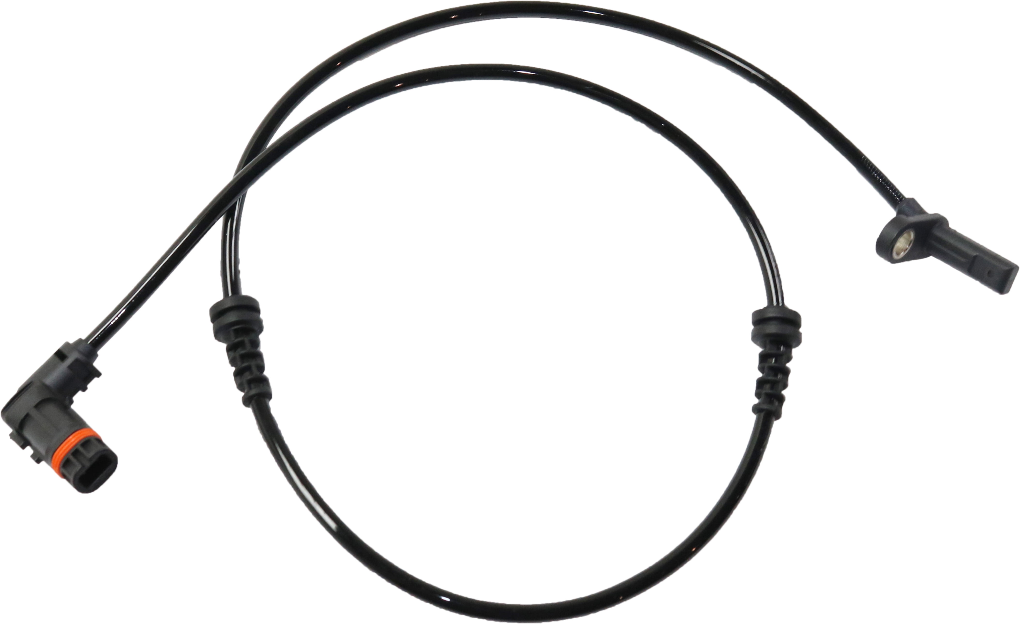 ABS Speed Sensor Compatible with 2008-2011 Mercedes Benz C300, Mercedes Benz C350 2010-2011 Mercedes Benz GLK350 Front, Driver or Passenger Side 6 Cyl 2.5L Female Connector Pin Type 2-Prong Terminal