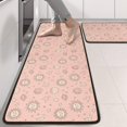 thumbnail image 2 of Kitchen Rugs Sets Of 2,Pink Sun Planet Moon Star Pattern Anti Fatigue Kitchen Mat Rugs Non Slip Washable,Decorative Kitchen Floor Mats for Kitchen,Sink,Laundry,17"x47"+17"x47", 2 of 5