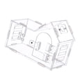thumbnail image 3 of Caja de alimentación para reptiles, contenedor de eclosión portátil con orificios de ventilación, jaula de hábitat para animales para ranas arbóreas., 3 of 8
