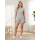 thumbnail image 4 of Conjunto Casual 3 Piezas Pantalón, Short y Blusa Versatilidad y Estilo para Mujer, 4 of 5
