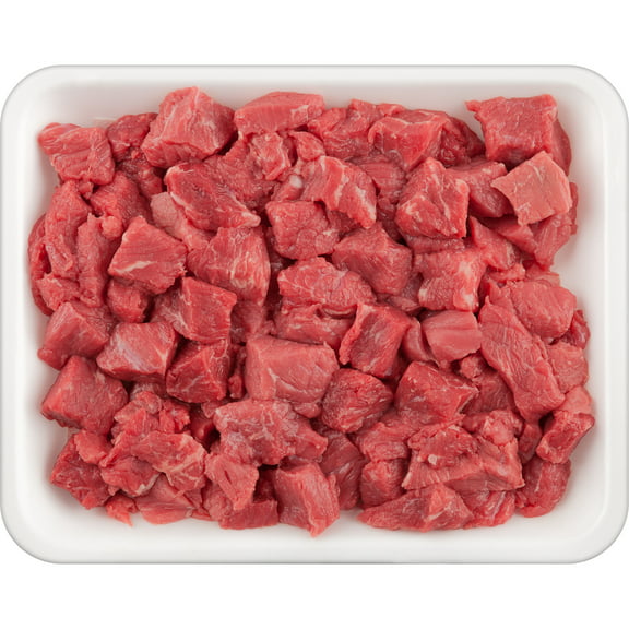 Beef Stew Meat Family Pack, 2.15 - 3.0 lb Tray