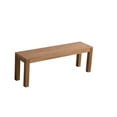 thumbnail image 6 of Elegant Decor 50 inch wooden bench in walnut, 6 of 8