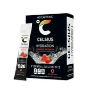 CELSIUS HYDRATION™ Strawberry Watermelon Flavor, Essential Electrolyte Hydration Packets (Pack of 14)