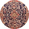 thumbnail image 1 of Ahgly Company Machine Washable Indoor Round Traditional Vermilion Red Area Rugs, 3' Round, 1 of 7