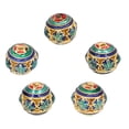 thumbnail image 1 of 5 uds. De cuentas redondas huecas multicolores, joyería, collar, pulsera, accesorio para manualidades DIY, 1 of 5