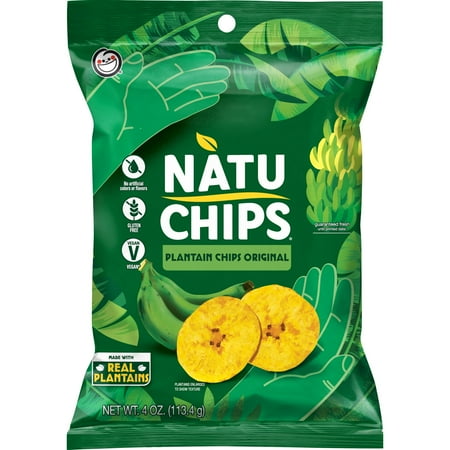 NatuChips Plantain Original Snacks, 4 oz
