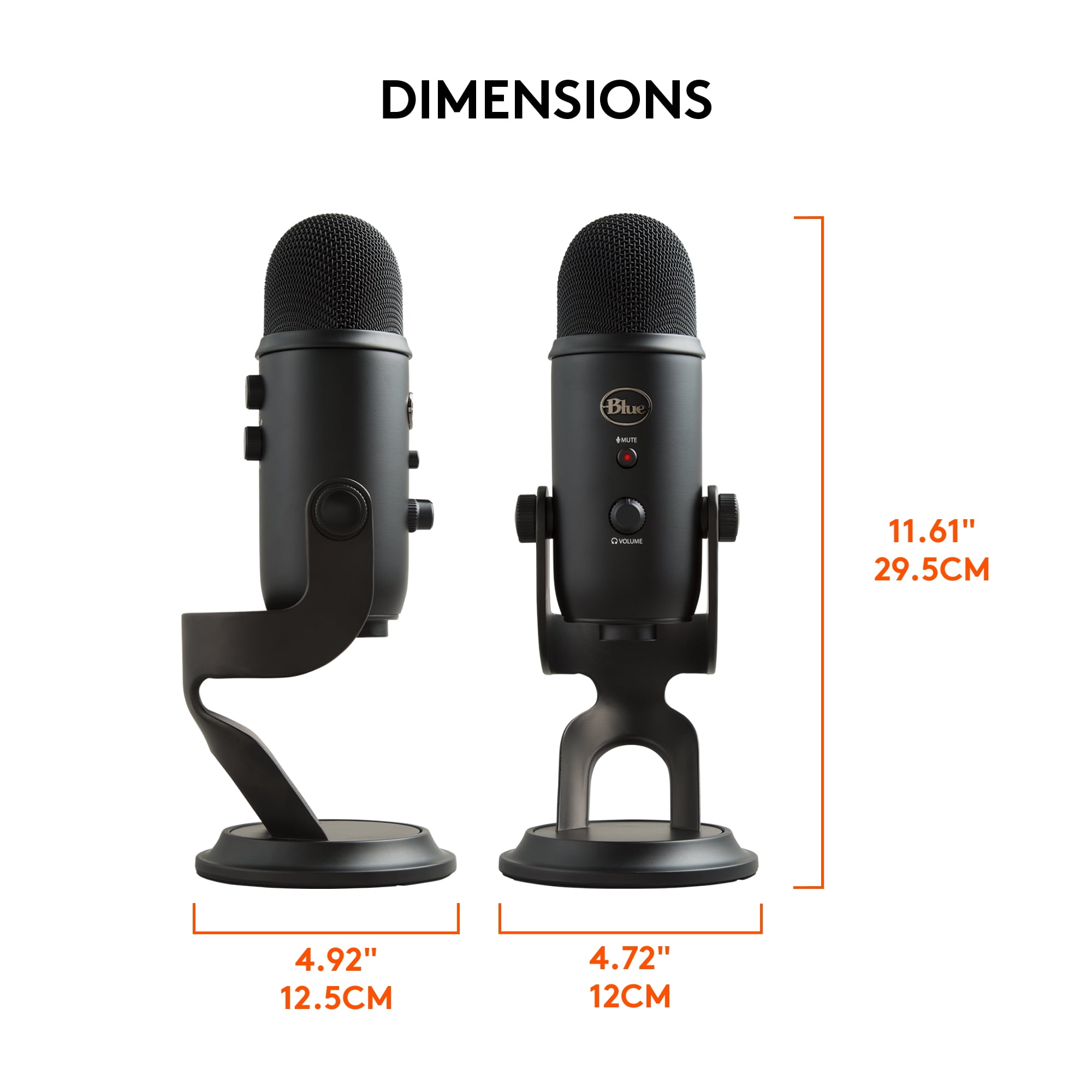 Blue Blue Yeti X USB Condenser Microphone - Dark Gray; For Gaming, Podcast,  Streaming, and Recording; With High-Res - Micro Center