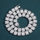 thumbnail image 4 of Collar de hip hop con diamantes cuadrados de 13 mm y diamantes redondos, cadena cubana con diamantes completos, collar para hombre, 4 of 6