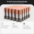thumbnail image 2 of BalanceFrom 16-Pack 12”x12” Interlocking Puzzle Play Mat, 0.4” Thick, Cream/Gray/Beige, 2 of 12