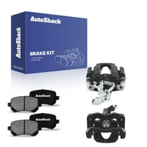 AutoShack Rear Brake Calipers Black Ceramic Brake Pads | Replacement for 2008-2011 Chrysler Town & Country 2008-2011 Dodge Grand Caravan 2009-2012 Volkswagen Routan | 6-PC