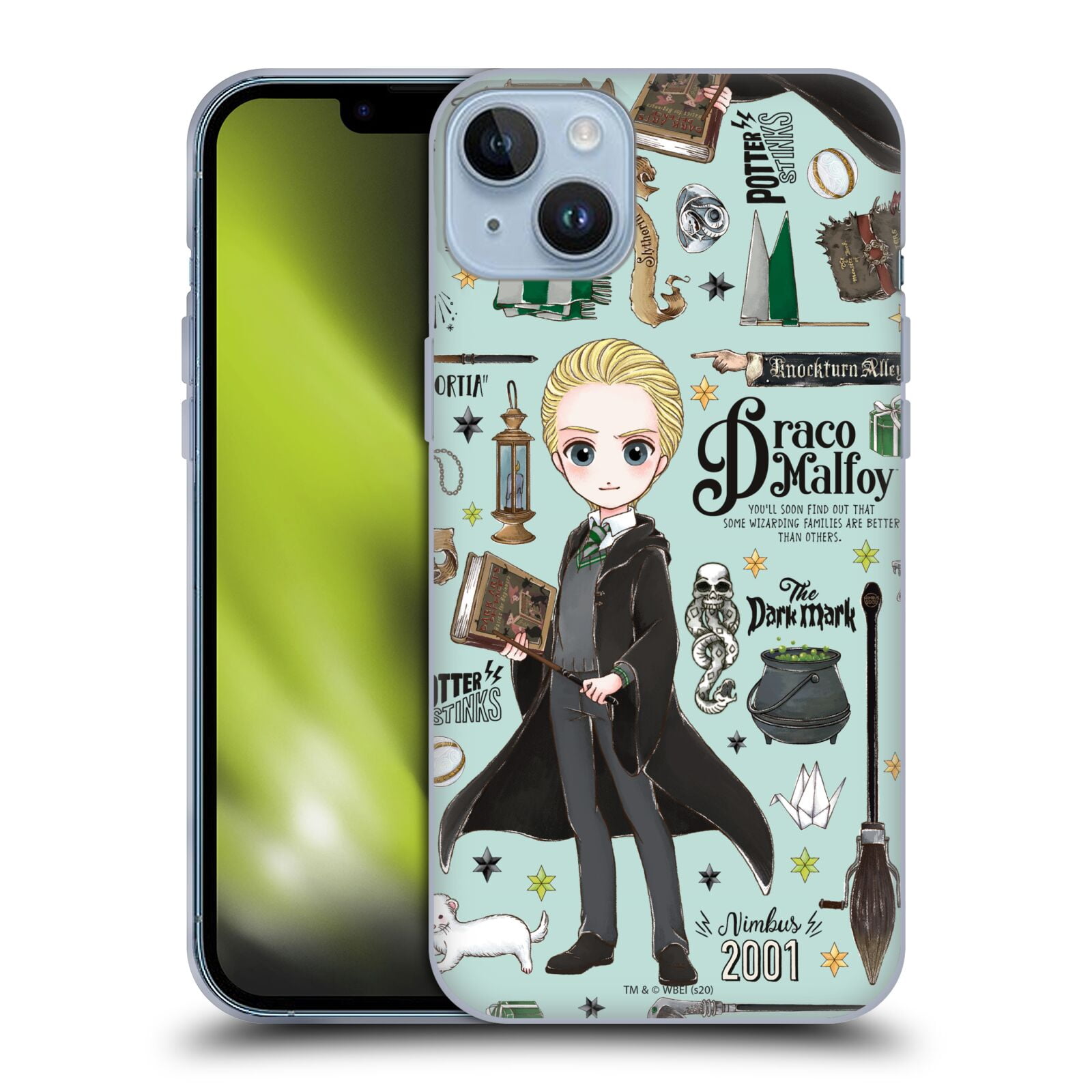 Head Case Designs sous Licence Officielle Harry Potter Potrait Deathly Hallows VIII Coque en Gel Doux Compatible avec Apple iPhone 12 iPhone 12 Pro 