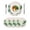 Beige, variant on Green Floral Round 15 Inch Placemats Set of 8, Elegant Tulip Vintage Wildflower Plant HeatResistant Non Slip Place Mats for Dining Table, Wipeable Braided Kitchen Table Mats for Housewarming