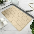 thumbnail image 6 of Bathroom Rug & Toilet Mat 2-Piece Set | Non-Slip Rubber Backing | Quick-Dry Absorbent Polyester Fabric | Machine Washable | 40x50cm & 50x80cm, 6 of 6