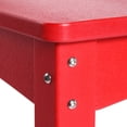 thumbnail image 2 of WestinTrends Treehouse Kids 24" Wide HDPE Plastic Childrens Square Dinner Table, Red, 2 of 16