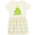 thumbnail image 3 of Inktastic Frog Prince Girls Toddler Dress, 3 of 5