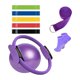 thumbnail image 1 of 9 pelotas de ejercicio de pilates, ideal como regalo para el hogar, bandas de resistencia, equipo de entrenamiento para tonificar la parte interna de Púrpura, 1 of 8