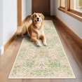 thumbnail image 1 of Alfombra Runner Hazo Haus Vintage, beige y verde, 80 cm x 240 cm, 1 of 5