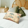 thumbnail image 6 of Boho Throw Pillow Covers 12x20 inch Set of 2 Monaco Rug Persian Carpet Double Sided Pattern Cotton Soft Pillow Case Cushion Cover Bohemian Pillowcase for Couch Sofa Bed Decorative, Orange, 6 of 6