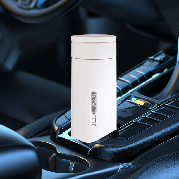 Hervidor eléctrico portátil de 12V para coche, hervidor de té y café eléctrico de calentamiento rápido, hervidor de viaje de acero inoxidable 316 para