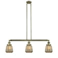 thumbnail image 4 of Innovations Lighting 213-S Chatham Chatham 3 Light 39" Wide Linear Chandelier - Nickel, 4 of 7