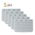 thumbnail image 2 of INSPIRE CHIC Women's 3 x 4 Hooks Bra Extender Extension Strap Multi Color Bra Band 5 Pcs Gray, 2 of 5