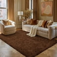 thumbnail image 3 of BERTHMEER 5'x8' Shag Area Rugs for Bedroom Dorm Entrance Laundry Entryway Modern Contemporary Plush Soft Carpets Indoor Fuzzy Fluffy Washable Rugs, Coffee, 3 of 4