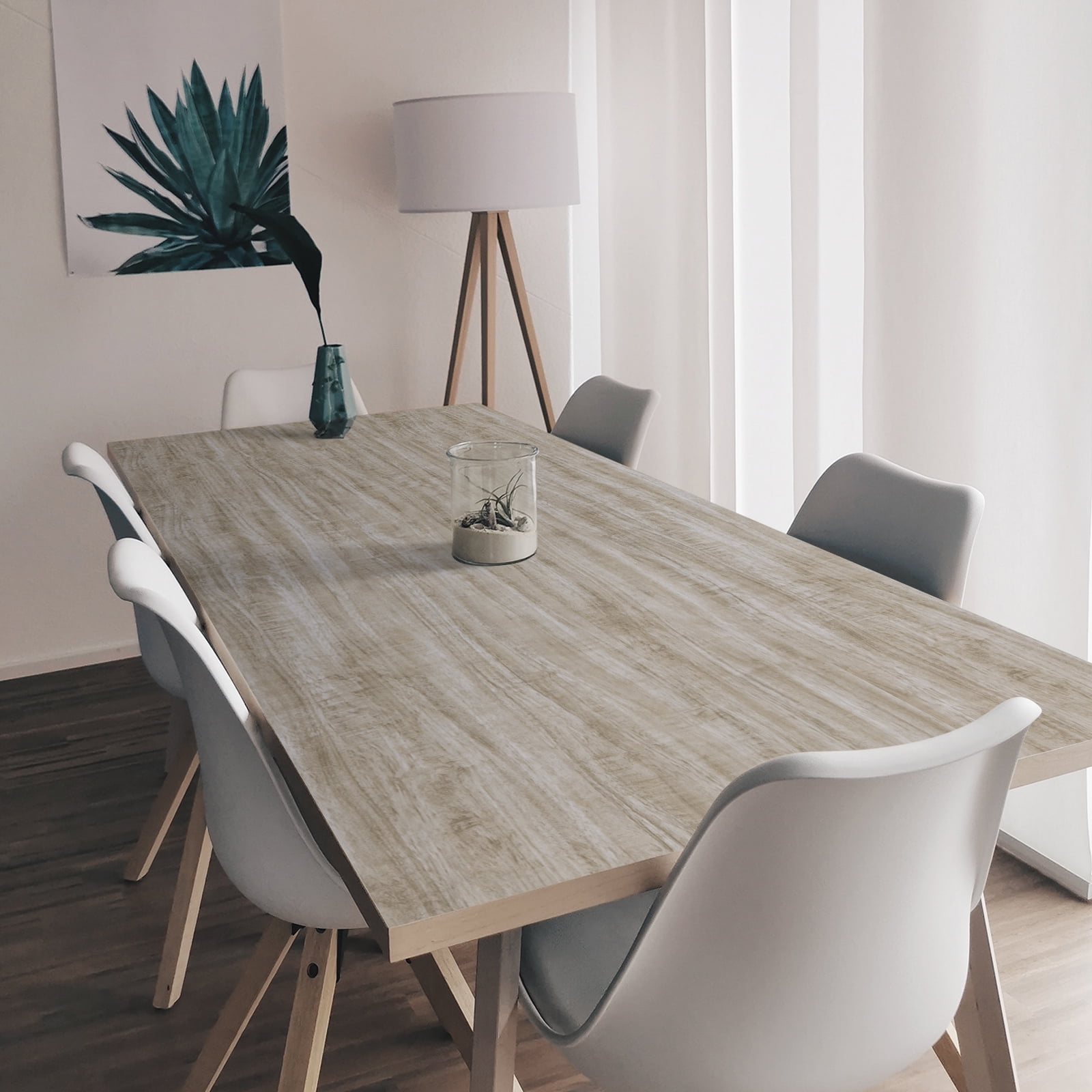 Abyssaly Wood Peel and Stick Wallpaper Self-adhesive Removable Contact Paper 15.7" x 118" Decorative Vinyl Wood Wall Paper for Bedroom Countertop Closet