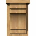 thumbnail image 2 of 7 1/2"W x 8"D x 12"H Mediterranean Smooth Corbel w/Backplate, Western Red Cedar, 2 of 9