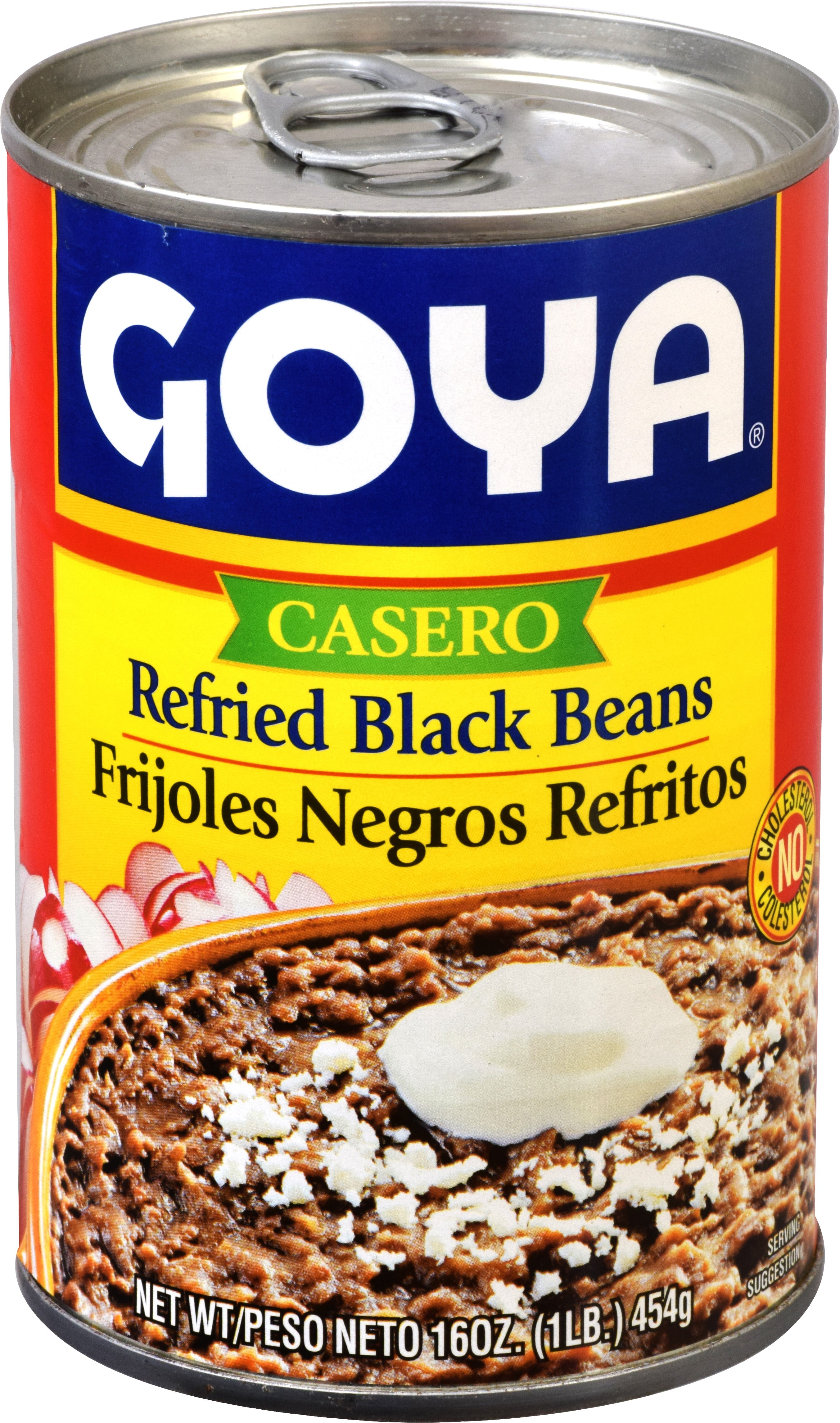 Goya Refried Black Beans, 16 Oz