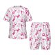 thumbnail image 1 of Fotbe Breast Cancer Awareness4 Pijama Estampada de 2 Piezas para Niños – Ropa de Dormir de Manga Corta Cómoda para Niños y Niñas, Camiseta y Shorts de Algodón-Medium, 1 of 6