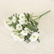 thumbnail image 4 of Flores artificiales rojas, blancas, amarillas, rosas y naranjas | Flores artificiales de plástico para decoración del hogar | Ramo decorativo de 31 cm para uso en interiores y exteriores, 4 of 6