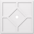 thumbnail image 1 of Ekena Millwork CMP34EY-03000 34 Po x 3 Po Médaillon de Plafond Contemporain en PVC de Qualité Architecturale ID Carré, 1 of 1