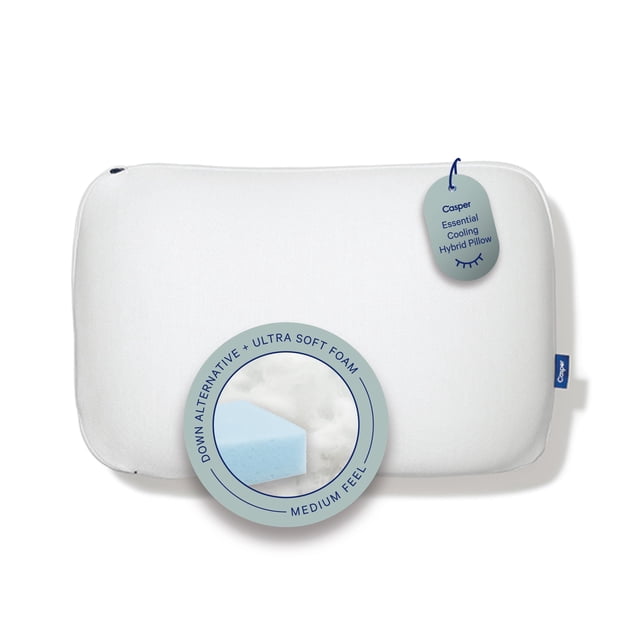 Almohada Casper Sleep Essential Cooling Hybrid, tamaño estándar