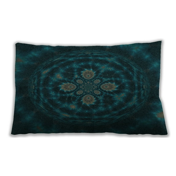 Ahgly Company Outdoor Rectangular Contemporary Lumbar Throw Pillow, 13 inch by 19 inch