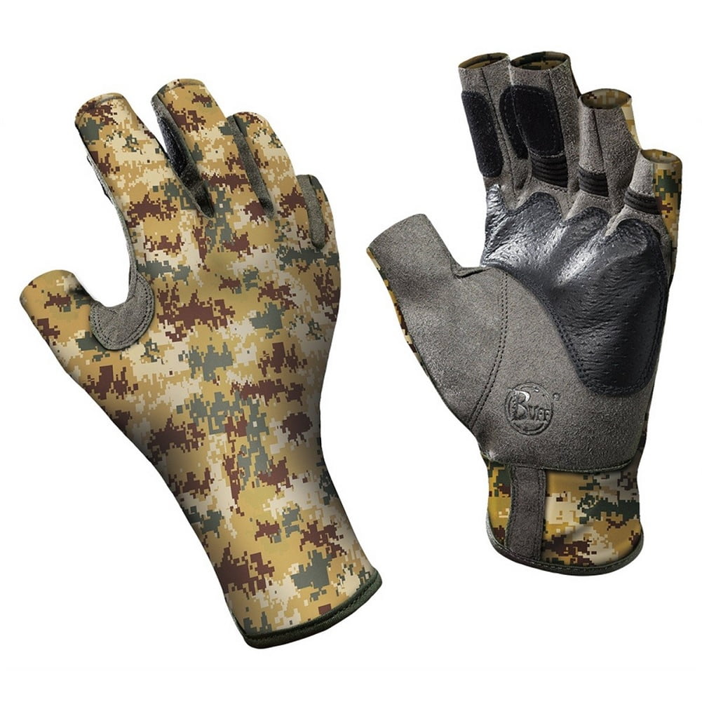 The Original UV Buff II Sun & Water Gloves Light Sage Size S/M 8-9 GREAT NEW 